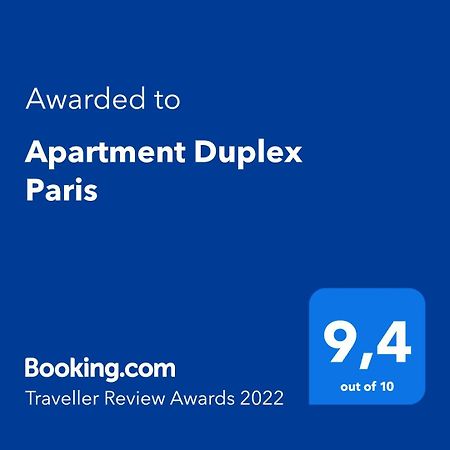 Apartment Duplex Paris Exterior foto
